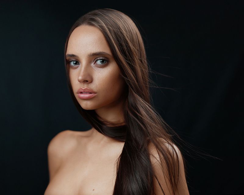 portrait, art, genre, girl, woman, retouch, beautiful, canon, 85mm Liliya фото превью
