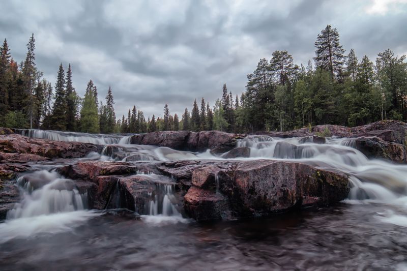 Порог Водопадный р.Кутсайоки ( Кольский п-ов) фото превью