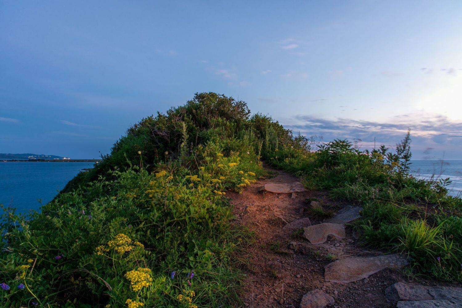 приморье, россия, природа, пейзаж, закат, скала, мыс, море, горизонт, лето, путешествие, туризм, Константин Костин