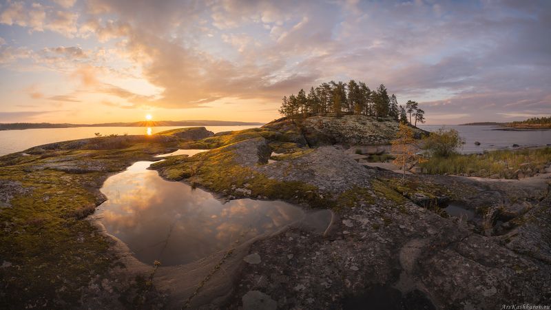 карелия, ладога, озеро, ладожские шхеры, мыс, скалы, острова \