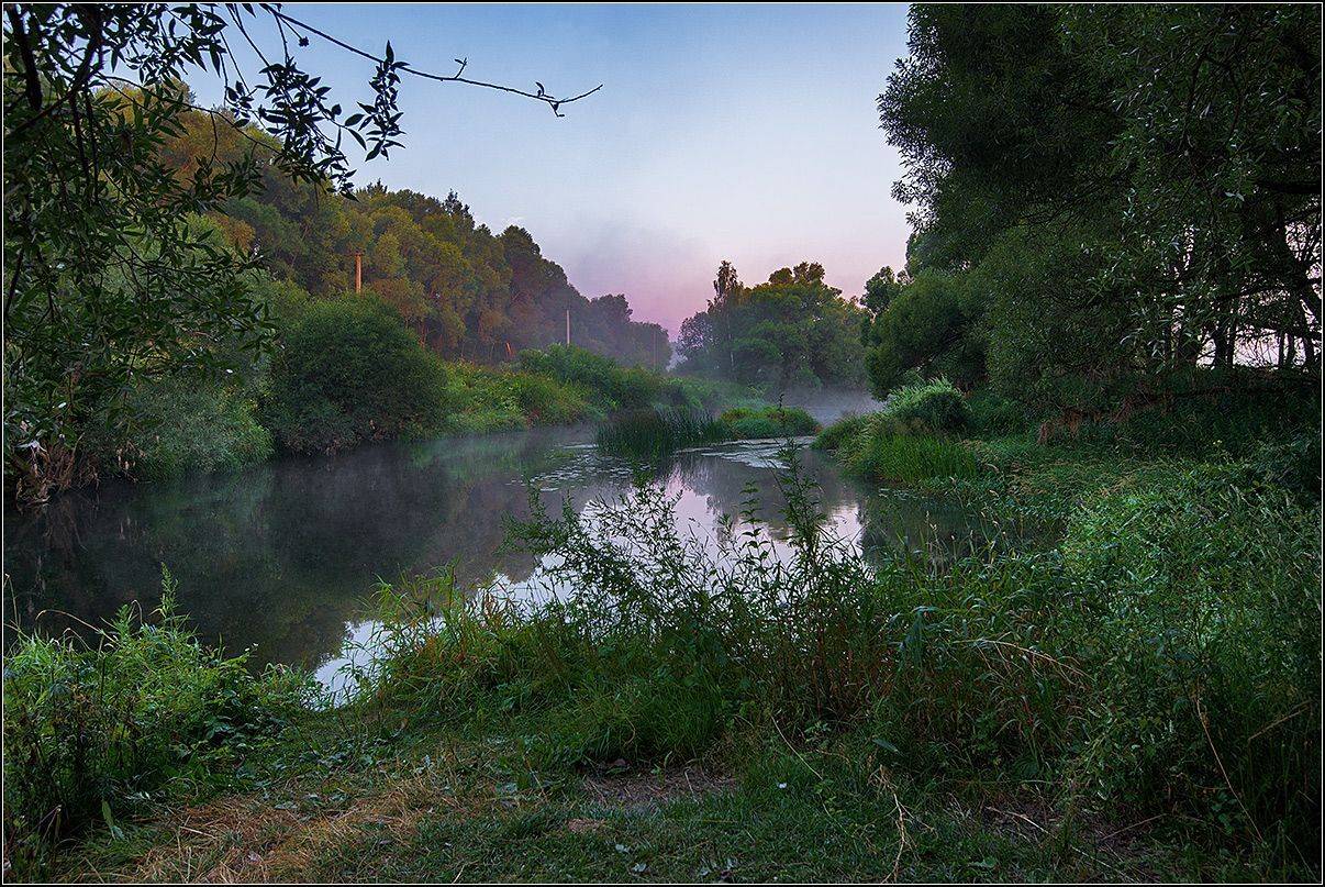 калужская обл.,р.протва, утро, АНАТОЛИЙ ДОВЫДЕНКО
