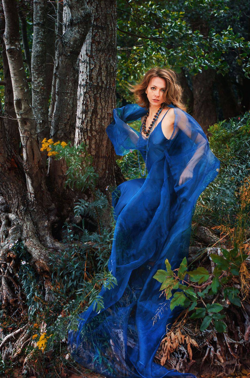 лес, природа, девушка, лесная нимфа, Елена Аверина