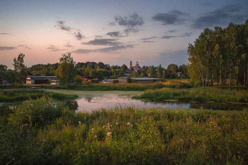 вечерний вид фото превью