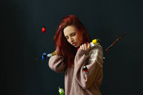 Портрет художницы Вики Смоляго