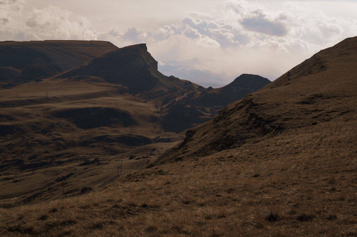 landscape, mountains, caucasus, rock, bermamyt, nature,, Бугримов Егор