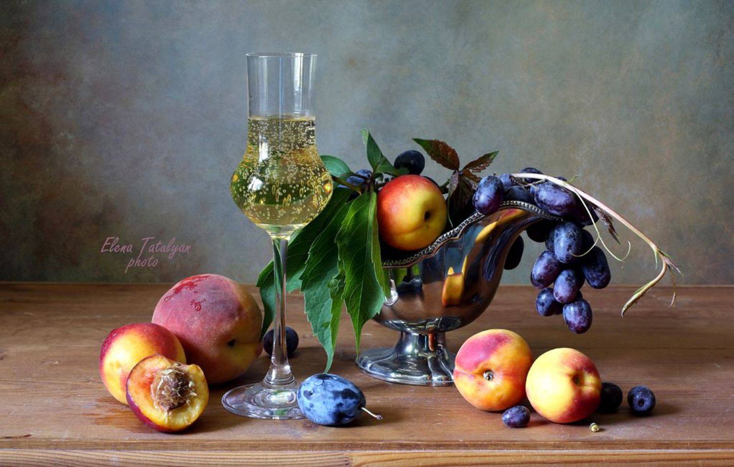 вино, фрукты, Елена Татульян