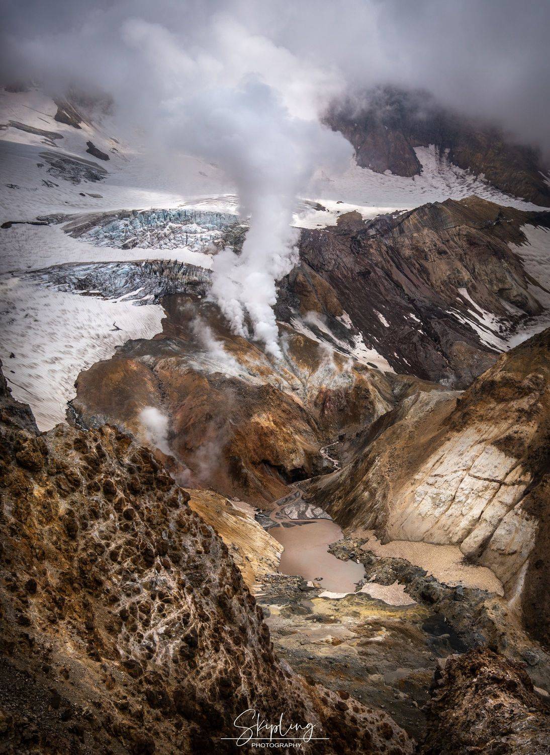 камчатка, ледник, вулкан мутновский, вулканы, Ганюшкин Владимир