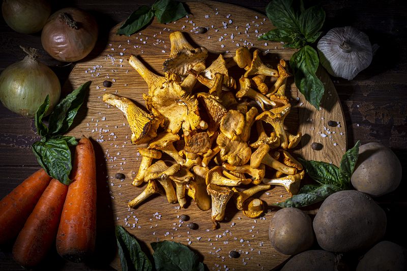 грибы, натюрморт Сезон грибов открыт фото превью