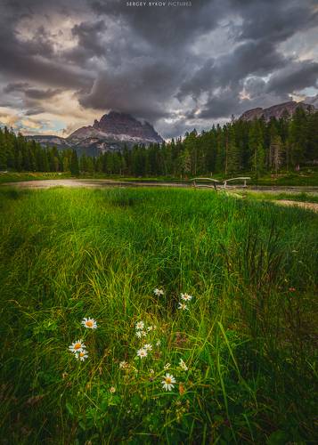 Lago d'Antorno - Dolomiti. Italia
