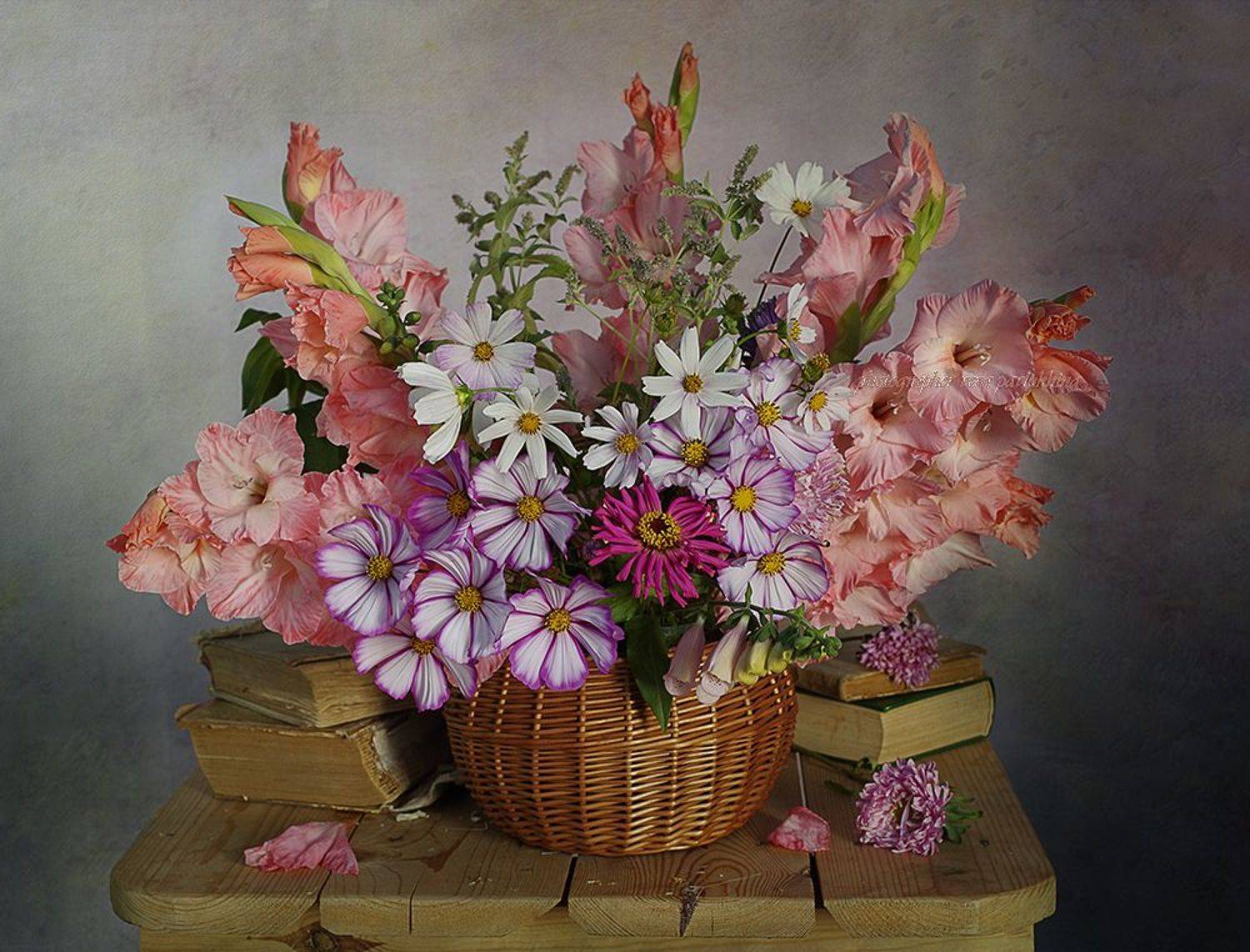 натюрморт, вера павлухина, гладиолусы,, Вера  Павлухина