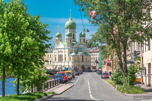 Светлая дорога к храму...Летний Петербург