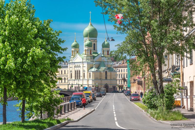 Светлая дорога к храму...Летний Петербург фото превью