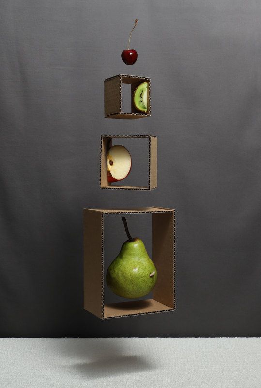 невесомость,левитация,арт,фрукты,груша Фруктовая невесомость фото превью