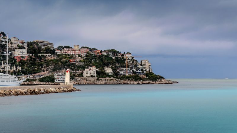 франция, нд, ницца, лимпия, маяк, порт, france, nice, lighthouse, port, лазурный берег Лазурный берег фото превью