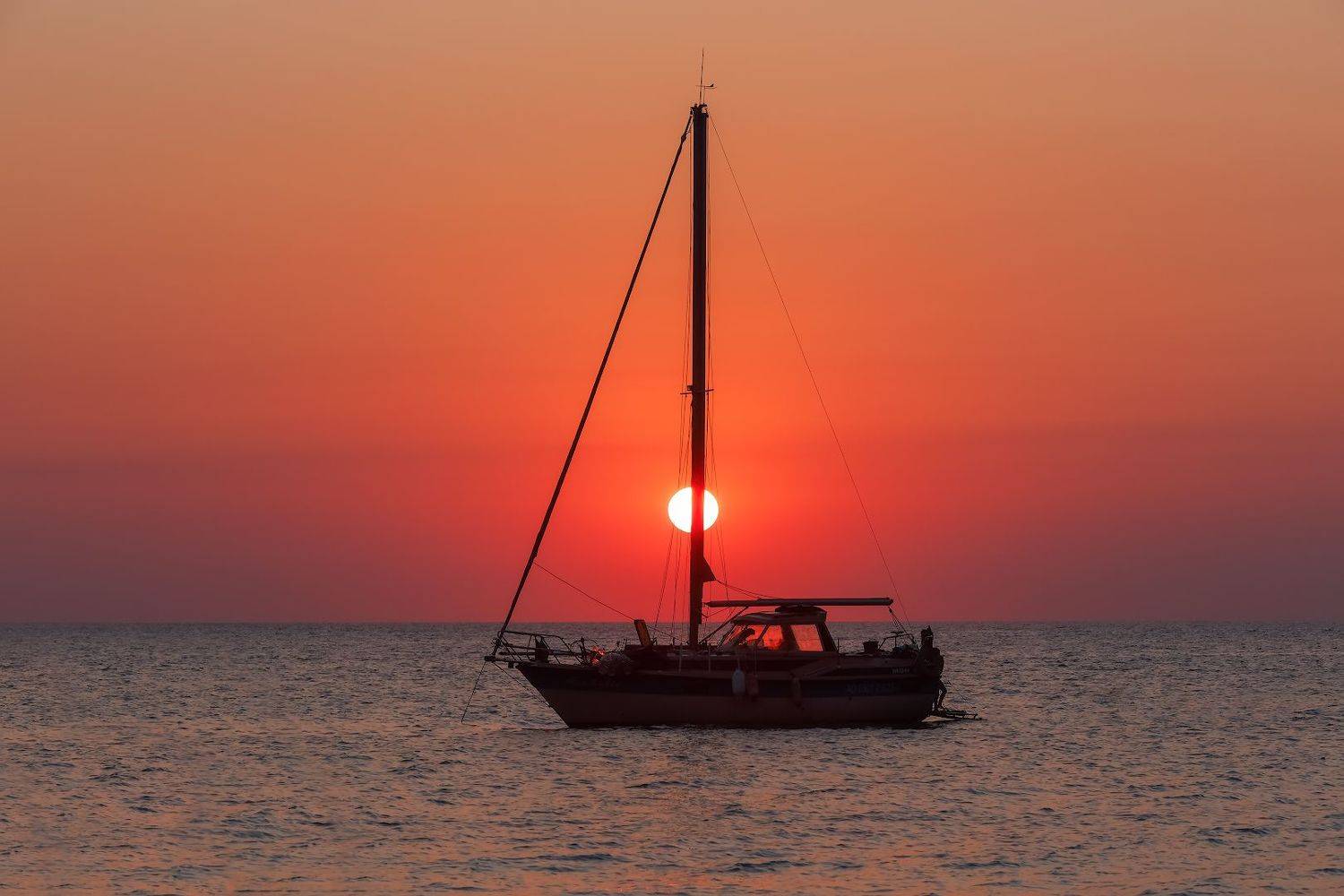 севастополь, море, закат., Владимир Дубинин