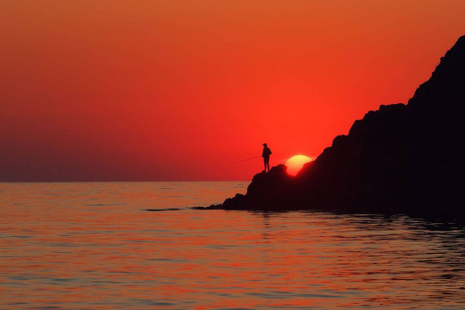 севастополь, море, закат., Владимир Дубинин