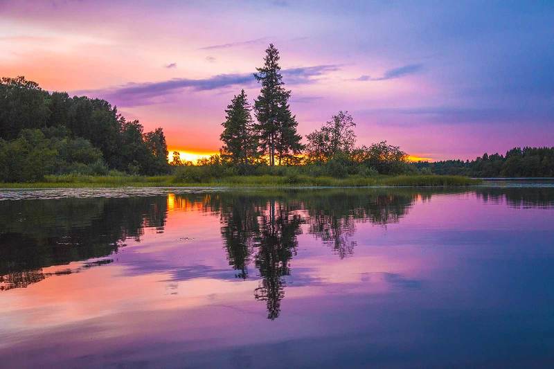 Закат фото превью