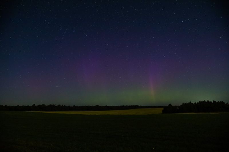 северное сияние Сияет фото превью