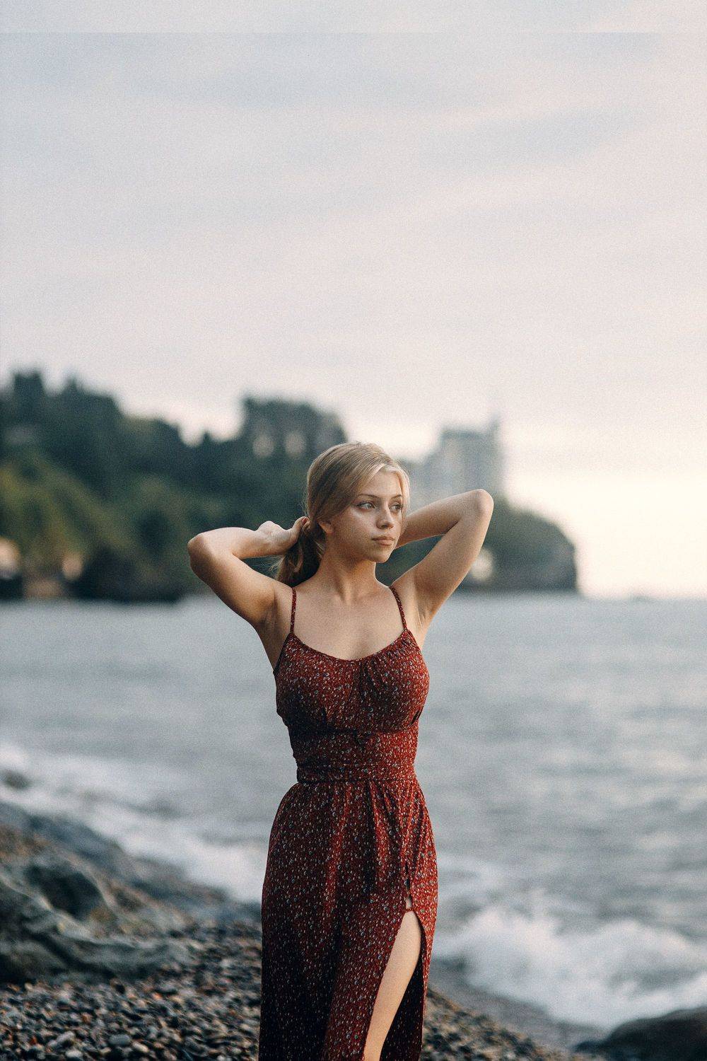 portrait, woman, sensual, model, beauty, sexy, sea, Павел Возмищев