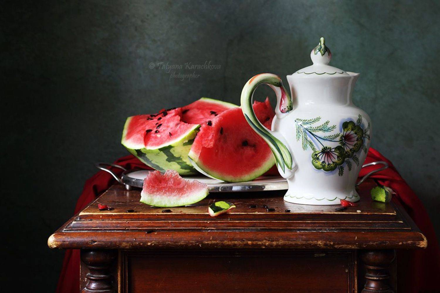 натюрморт, лето, арбуз, Tatyana Karachkova
