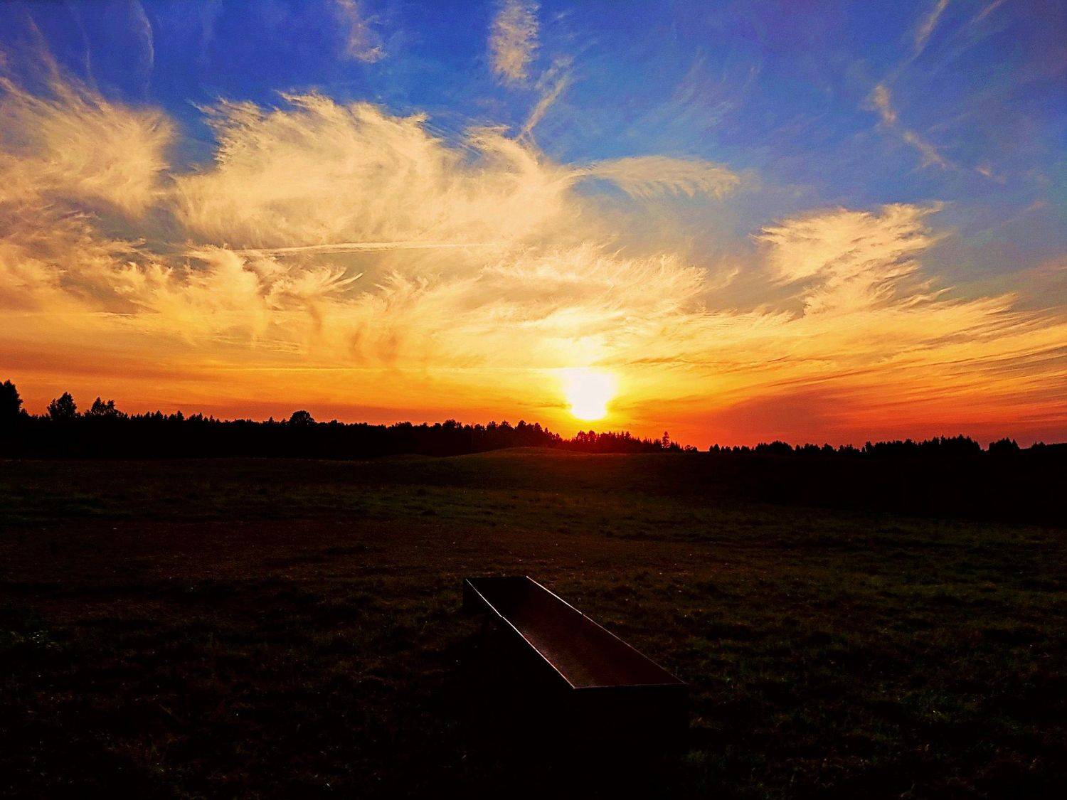 Sunset, photo, colors, Elein