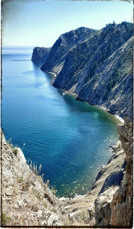 Байкал,скалы. Байкал.  фото превью