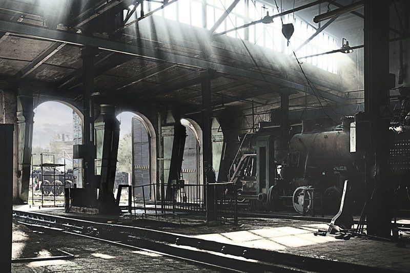 депо, интерьер... Свет времени... фото превью
