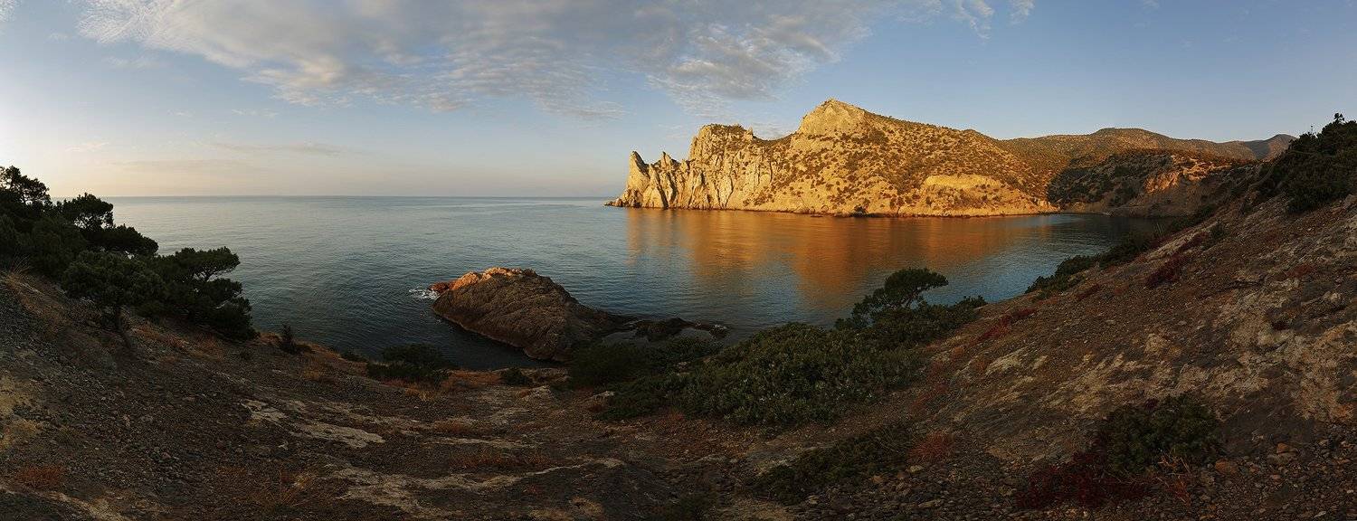 море., крым., пейзаж., скалы., утро., Сергей Шульга