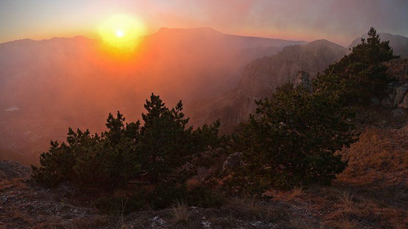 В лучах уходящего солнца фото превью