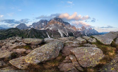 Panorama of Pale di San Martino