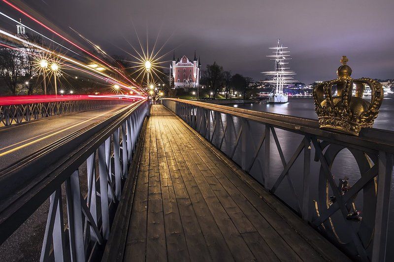 Classical view of Stockholm фото превью