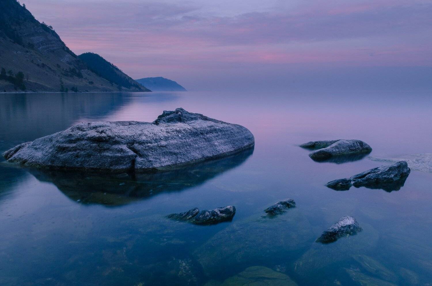 Байкал, Закат, Озеро, Пейзаж, Природа, Дмитрий Старостенков