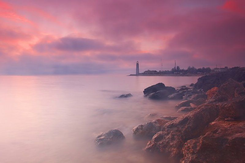 крым закат херсонесский маяк Закат фото превью