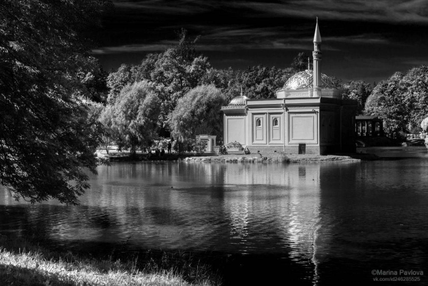 город, царское село, город пушкин, городской пейзаж, архитектура, екатерининский парк, павильон \"турецкая баня\", пригороды петербурга, чёрно-белое фото, монохром, nikon, Павлова Марина