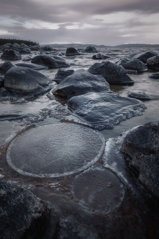 Кольский полуостров Колвицкое озеро фото превью