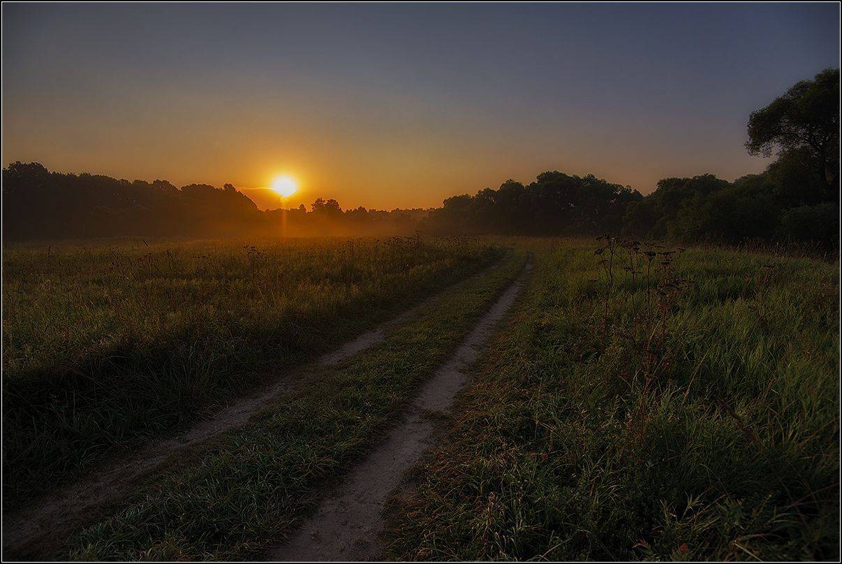 калужская обл. пойма р. протва, утро, АНАТОЛИЙ ДОВЫДЕНКО