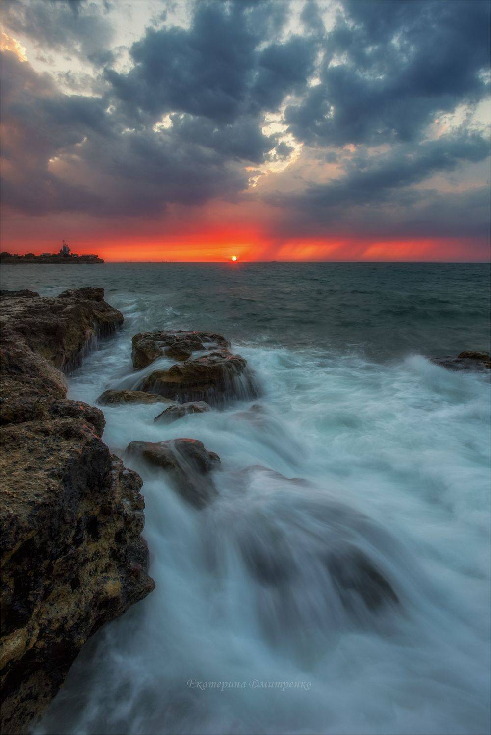 закат, пейзаж, севастополь, лето, крым, море, небо, crimea, landscape,sunset, шторм, Дмитренко Екатерина