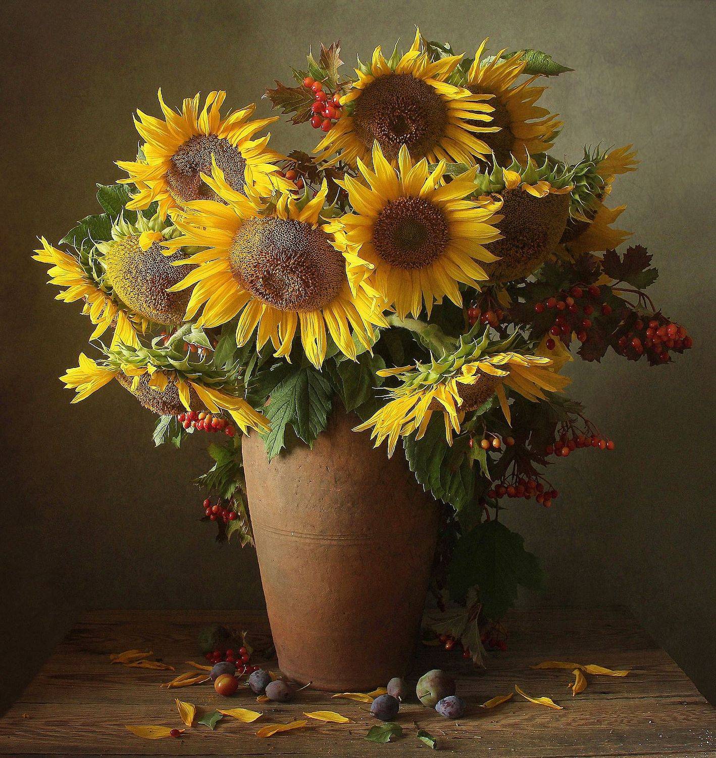 натюрморт, цветы, подсолнухи, лето, марина филатова, Марина Филатова