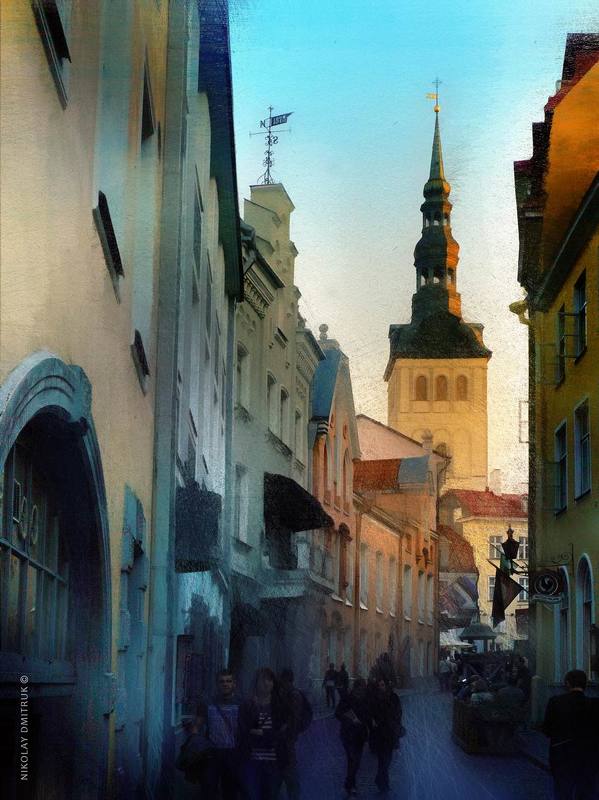 город 	 сумерки. Таллинн. 7 фото превью