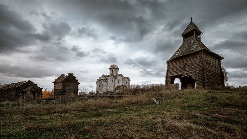 пейзаж, кинодекорации, осень, александр никитинский Здесь снимали кино... фото превью