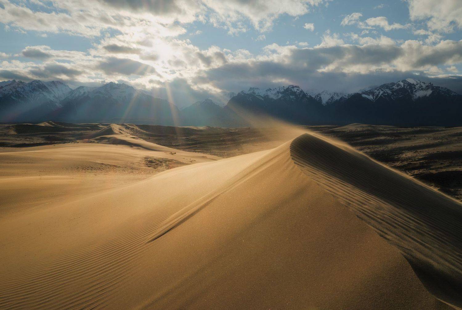 чарские пески, кодар, забайкалье, пустыня, дюна, солнце., Леонтьев Константин