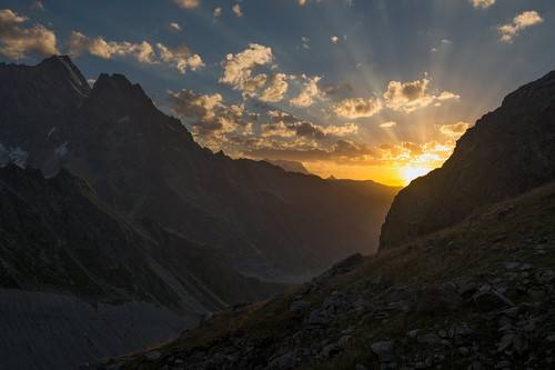 Вечер в горах