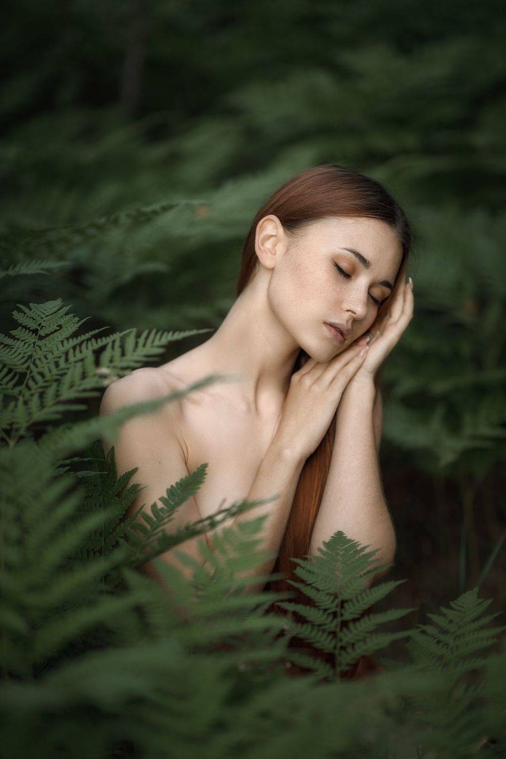 портрет, девушка, Сергеев Сергей