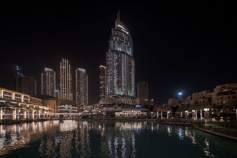 Dubai Downtown Night фото превью