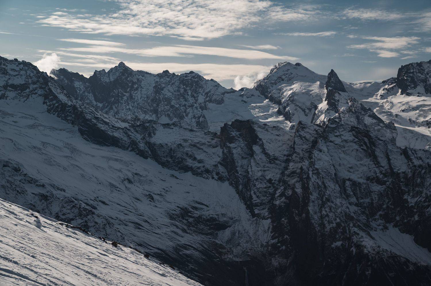 landscape, mountains, caucasus, rock, dombay, nature, range, snow,, Бугримов Егор