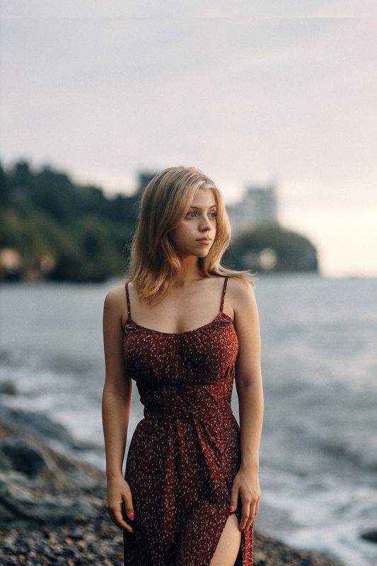 portrait, woman, sensual, model, beauty, sexy, sea Лиза фото превью
