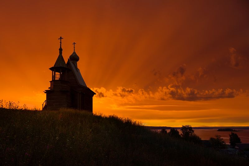 в рассветных лучах фото превью