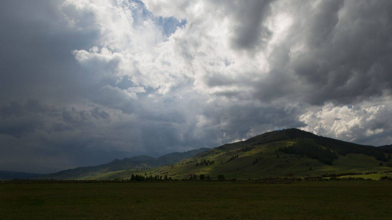 Алтай, пейзаж, горы, лето, зелень, небо, облака, Altai, lanscape, mountains, summer, sly, clouds, light, Ефимов Александр