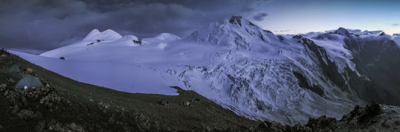 казбек ночь горы кавказ У Казбека в гостях... фото превью