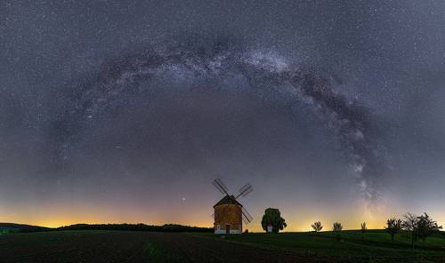 Milky way in Czech Republic